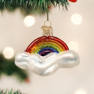 Old World Christmas Glass Blown Ornament- 22021 Rainbow- 3 Image 1