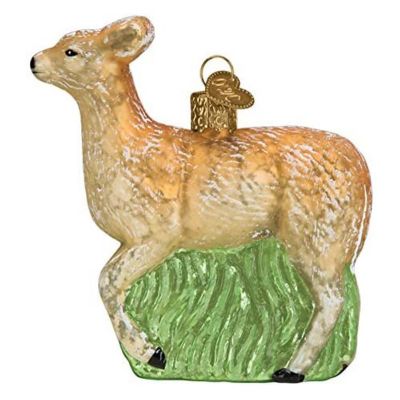 Old World Christmas Glass Blown Ornaments- Doe Image 2