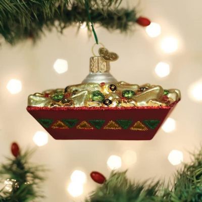 Old World Christmas Glass Blown Tree Ornament, Nachos Image 1