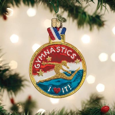 Old World Christmas Gymnastics Ornament For Christmas Tree Image 1
