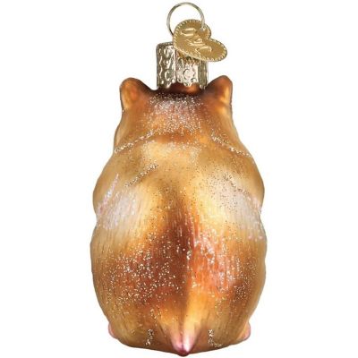 Old World Christmas Hamster Glass Blown Ornament Image 2