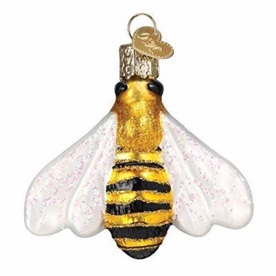 Old World Christmas Hanging Tree Ornament, Honey Bee Image 1