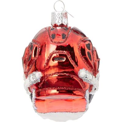 Old World Christmas Hockey Helmet Hanging Glass Blown Ornament Image 2
