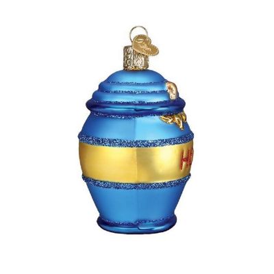 Old World Christmas Honey Pot Glass Ornament FREE BOX 32391 New Image 2
