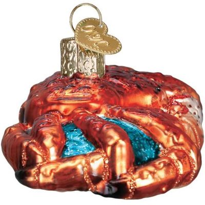 Old World Christmas King Crab Blown Glass Hanging Ornament Image 2