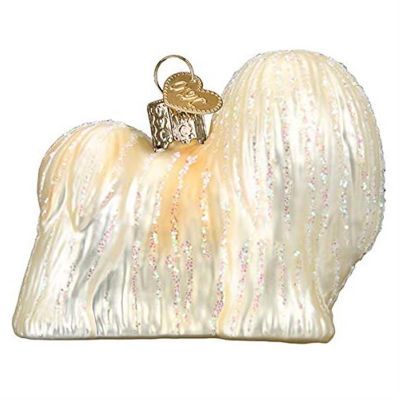 Old World Christmas  Lhaso Apso Glass Blown Ornament (#12588) Image 2