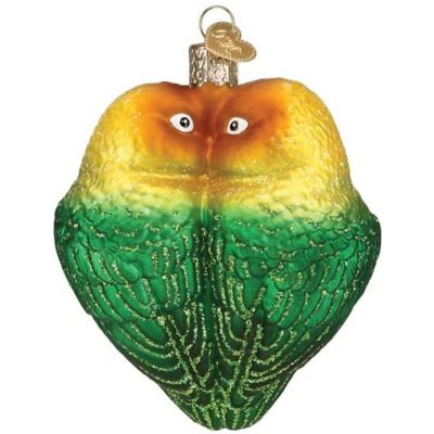 Old World Christmas Lovebirds Glass Blown Ornament for Christmas Tree Image 1