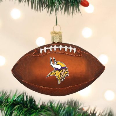 Old World Christmas Minnesota Vikings Football Ornament For Christmas Tree Image 1