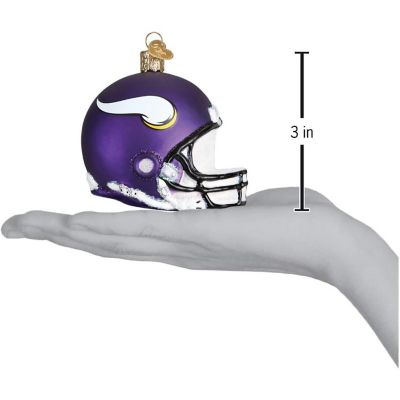 Old World Christmas Minnesota Vikings Helmet Ornament For Christmas Tree Image 2