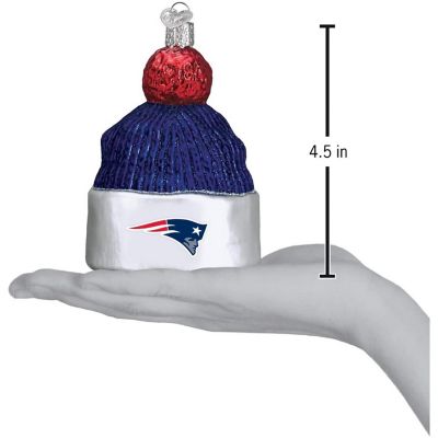 Old World Christmas New England Patriots Beanie Ornament For Christmas Tree Image 2