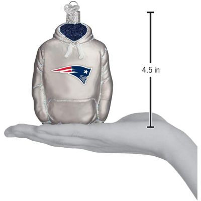 Old World Christmas New England Patriots Hoodie Ornament For Christmas Tree Image 2