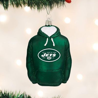 Old World Christmas New York Jets Hoodie Ornament For Christmas Tree Image 1