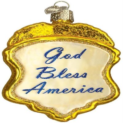 Old World Christmas Officer Gifts Glass Blown Ornaments for Christmas Tree Police Badge Image 2