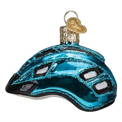Old World Christmas Ornaments Bike Helmet Glass Blown Ornaments for Christmas Tree Image 2