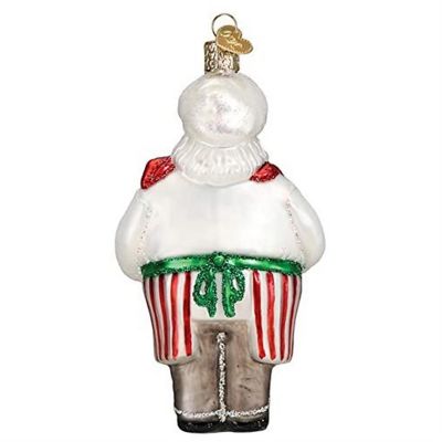 Old World Christmas Ornaments Chef Santa Glass Blown Ornaments for Christmas Tree Image 2