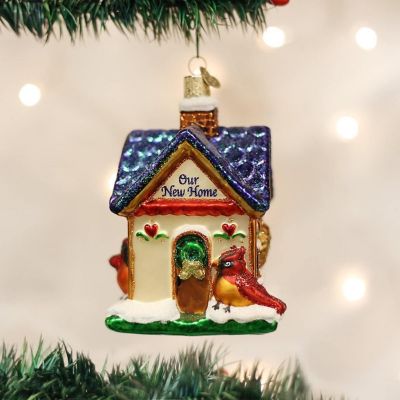 Old World Christmas Our New Home Glass Blown Ornament Image 1