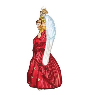 Old World Christmas Radiant Angel Glass Ornament FREE BOX 10233 New Image 2