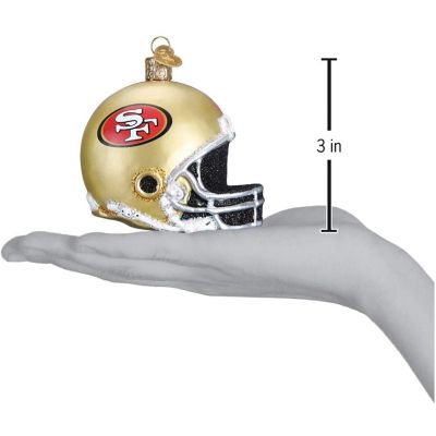 Old World Christmas San Francisco 49ers Helmet Ornament For Christmas Tree Image 2
