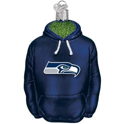 Old World Christmas Seattle Seahawks Hoodie Ornament For Christmas Tree Image 1