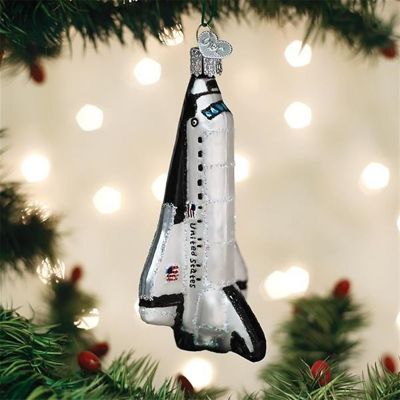 Old World Christmas Space Shuttle Tree Ornament Image 3