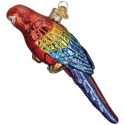 Old World Christmas Tropical Parrot Ornament Image 2