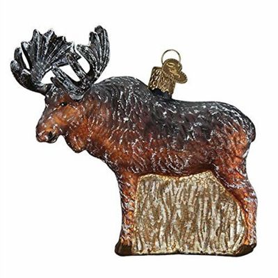 Old World Christmas Vintage Moose Image 1