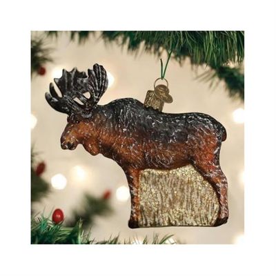 Old World Christmas Vintage Moose Image 3