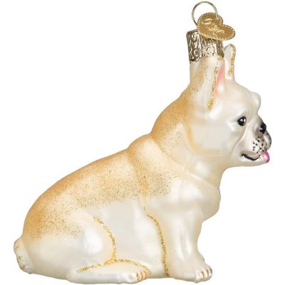 Old World French Bulldog Christmas Ornament Image 2