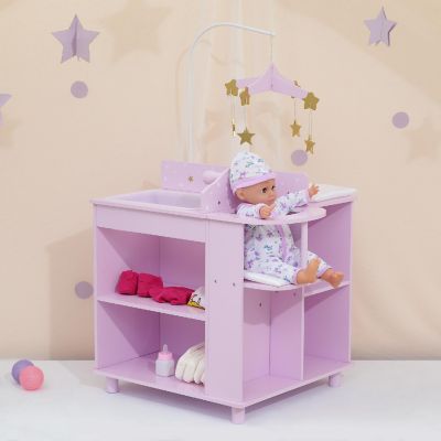 Olivia's Little World - Twinkle Stars Princess Baby Doll Changing Station with Storage Image 2