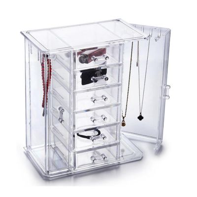 OnDisplay 6 Drawer Acrylic Jewelry Cabinet Organizer Image 1