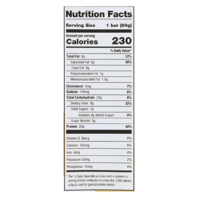One Cinnamon Roll Protein Bar  - Case of 12 - 60 GRM Image 2