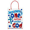 One Nation Under God Sign Craft Kit - Makes 12 Image 1