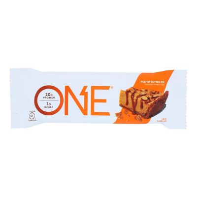 One Peanut Butter Pie Flavored Protein Bar  - Case of 12 - 60 GRM Image 1