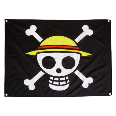 One Piece Luffy's Straw Hat Pirates Skull Flag Image 1