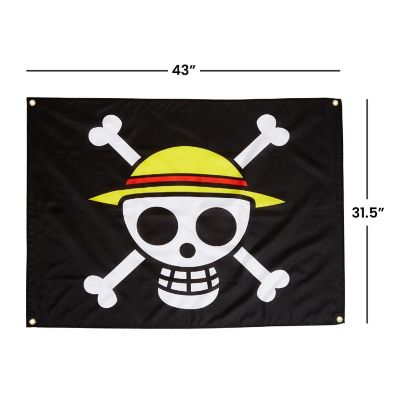 One Piece Luffy's Straw Hat Pirates Skull Flag Image 1