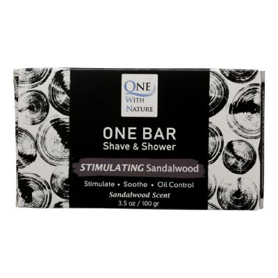 One With Nature - One Bar Stimulatng Sndlwd - Case of 3-3.5 OZ Image 1
