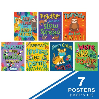 One World Healthy and Happy Poster Set Image 1