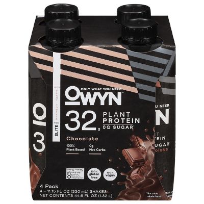 Only What You Need - Protein Drink Chocolate Elit Plntbs - Case of 3-4/11.15Z Image 1