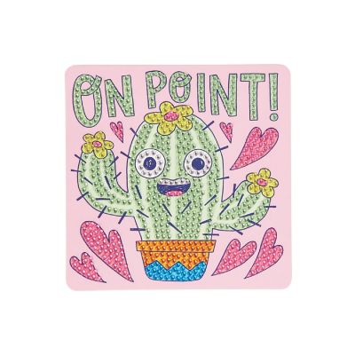 OOLY Razzle Dazzle D.I.Y. Mini Gem Art Kit: Cheery Cactus Image 1
