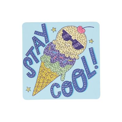 OOLY Razzle Dazzle D.I.Y. Mini Gem Art Kit: Cool Cream Image 1
