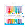 Ooly Set of 9 Confetti Stamp Double-Ended Markers Image 1