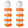 Orange & White Balloon Column Kit - 131 Pc. Image 1