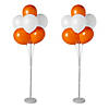 Orange & White Tiered Balloon Stands Kit - 26 Pc. Image 1