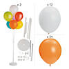 Orange & White Tiered Balloon Stands Kit - 26 Pc. Image 1