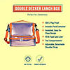 Orange Shimmer Two Compartment Lunch Bag Image 2