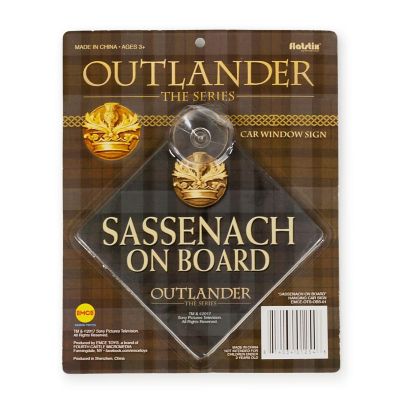 Outlander Sassenach Car Window Sign  Official Outlander Decorative Collectible Image 3