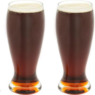 Oversized Extra Large Giant Beer Glass 2 Pack - 53oz per Glass - Each Holds up to 4 Bottles of Beer, Fun St Patricks Day Gift Item Image 1