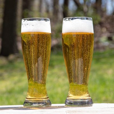 Oversized Extra Large Giant Beer Glass 2 Pack - 53oz per Glass - Each Holds up to 4 Bottles of Beer, Fun St Patricks Day Gift Item Image 1
