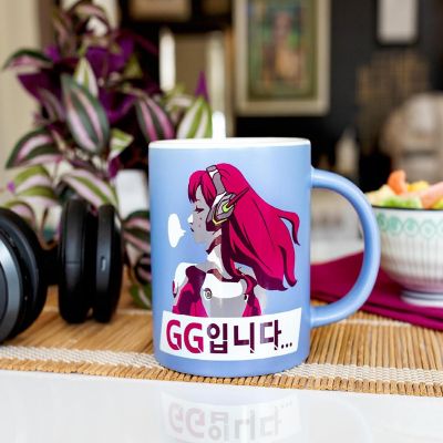 Overwatch D.Va "Nerf This" Ceramic Coffee Mug  Holds 16 Ounces Image 2