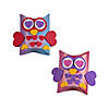 Owl Pillow Box Craft Kit Valentine Exchanges for 12 Image 1
